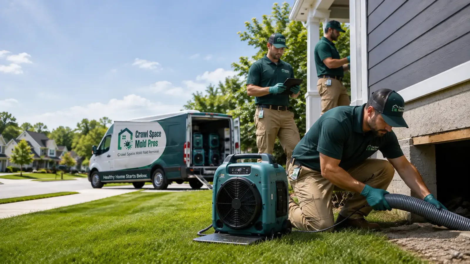 Crawl Space Mold Removal in Earlimart, CA